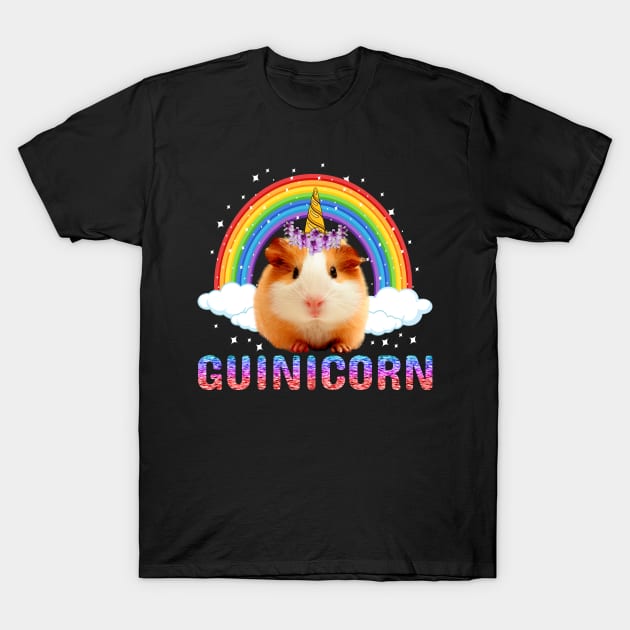 Guinea Pig Unicorn Guinicorn T-Shirt by reginaturner